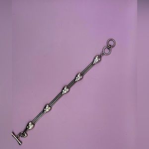 BRIGHTON HEART BRACELET Toggle 8 inches RETIRED